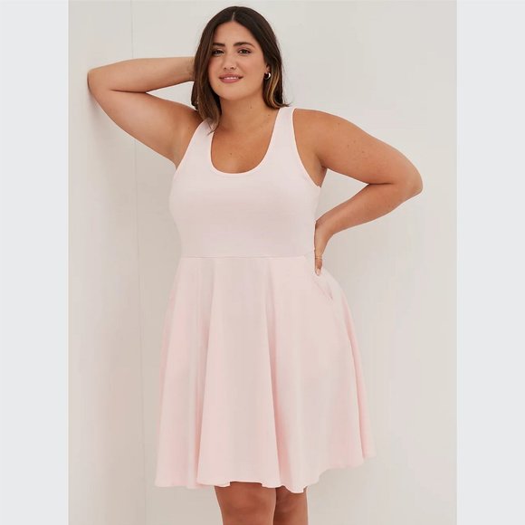 torrid Dresses & Skirts - Torrid Tank Skater Dress - Foxy Pink  Size 2